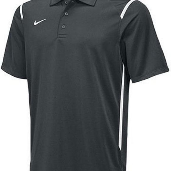 Nike Other - Nike Swoosh Dri Fit Polo Rugby Shirt Black size xl T26